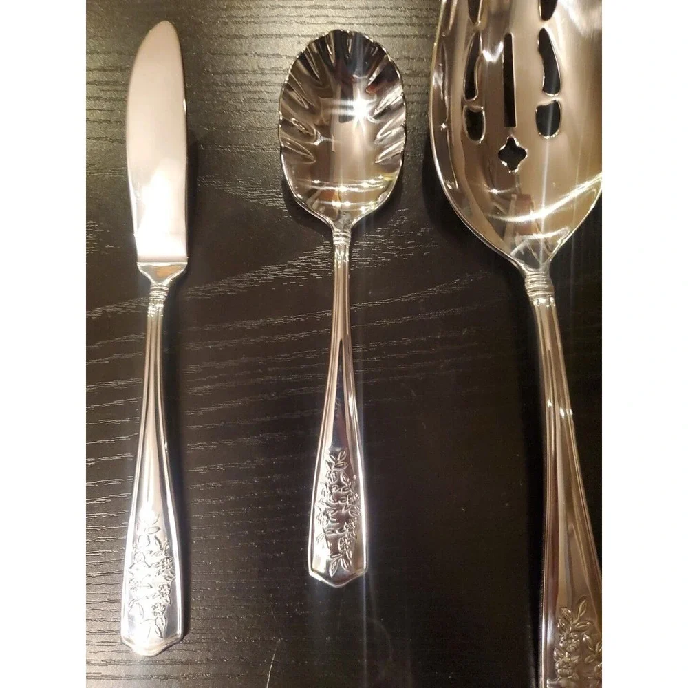 Reed & Barton Stainless Serving Set NEW. 10 Pieces.